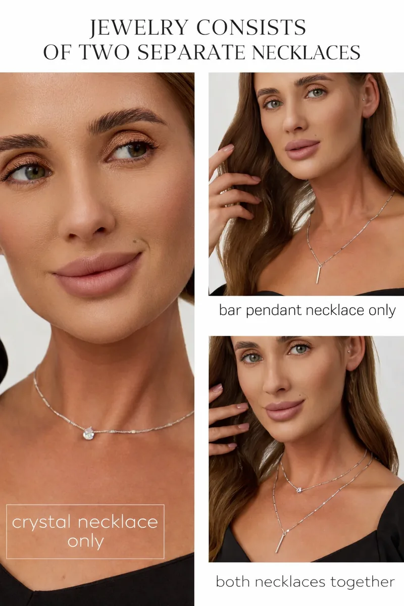 Jewelry on the neck necklace double choker